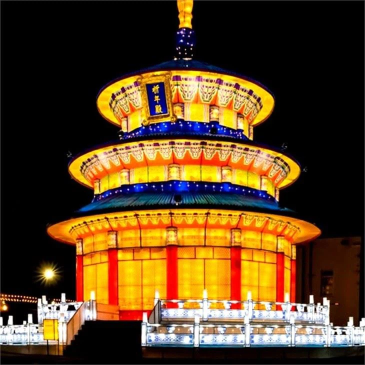 Theme Park Attractions Chinese New Year Silk Lantern Festival